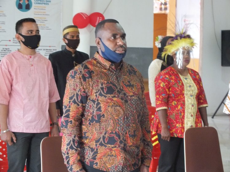 Di tengah Pandemi Covid 19, Hut Bawaslu Kab/Kota Ke 2 Tetap Khidmat dan Sederhana