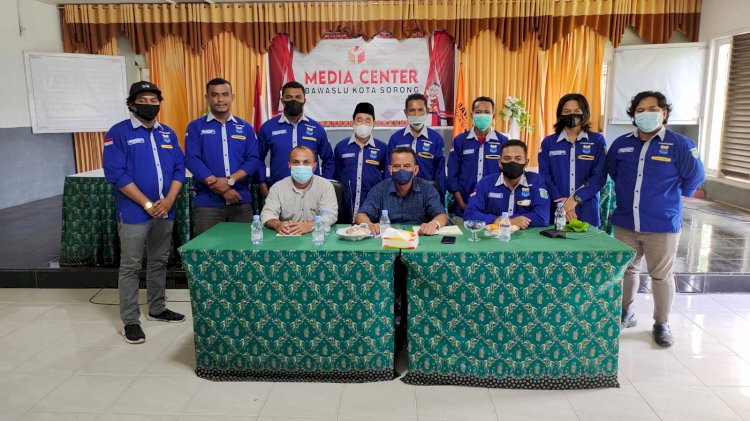 PC.PMII Kota Sorong Siap Berkolaborasi Dengan Bawaslu Kota Sorong