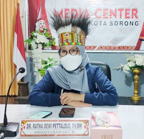 Kunjungan Kerja, Anggota Bawaslu RI  DR. Ratna Dewi Pettalolo, SH,MH, Kunjungi Bawaslu Kota Sorong