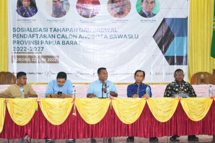 Seleksi Calon Anggota Bawaslu Pabar, Timsel Sosialisasi Tahapan & Jadwal
