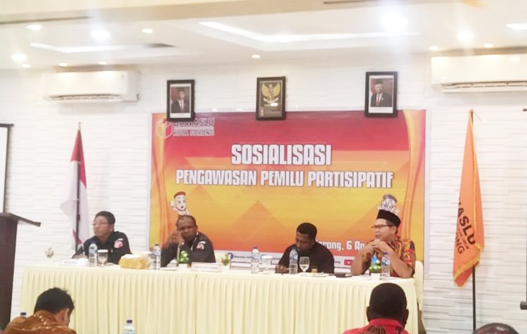 Tingkatkan Pengawasan Partisipatif, Bawaslu Kota Sorong Gelar Sosialisasi