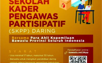 PENGUMUMAN REKRUTMEN PESERTA SEKOLAH KADER PENGAWASAN PARTISIPATIF (SKPP) TAHUN 2020