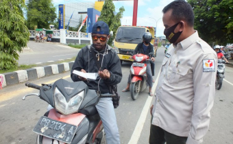 Menjelang hut ke 2, Bawaslu Kota Sorong Peduli Covid 19