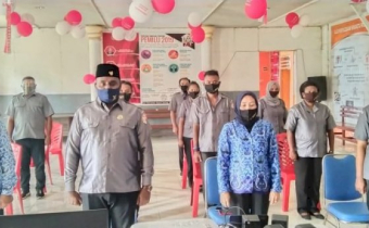 Perayaan Kemerdekaan RI Ke-75, Bawaslu Kota Sorong Melaksanakan secara Virtual