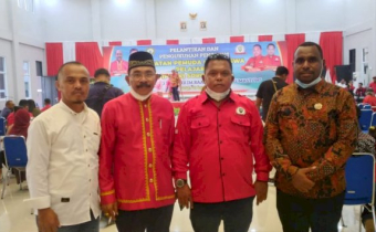 Bawaslu Kota Sorong Hadiri Pelantikan Pengurus IPMPK