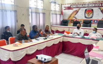 Rapat Bersama KPU Kota Sorong Tentang Daftar Pemilih Berkelanjutan Tahun 2021