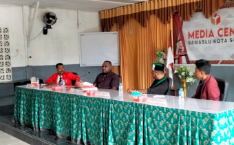 Isu Penundaan Pemilu 2024, GMNI, IMM, LKBHMI, Audiensi dengan Bawaslu Kota Sorong