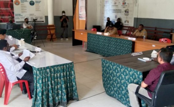 Menjamin Hak-hak Konstitusional Pemilih Disabilitas, Bawaslu Kota Sorong Rakor bersama KPU, Dukcapil, Dinas Sosial & SMA LB