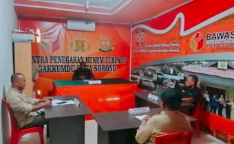Bawaslu Kota Sorong Gelar Rapat Pleno Perdana